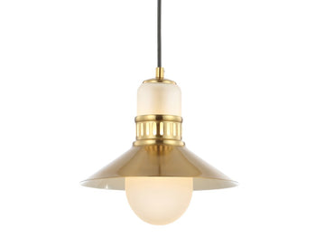 Colin Adjustable Iron/Glass Retro Hurricane LED Pendant - JONATHAN Y